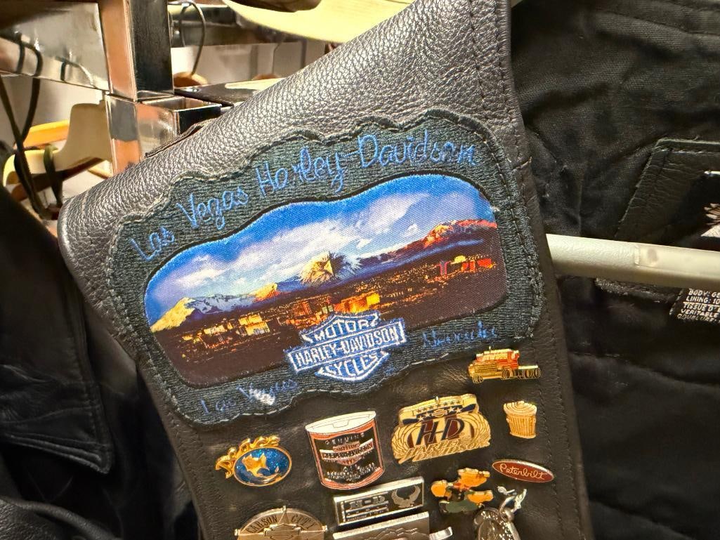 HARLEY-DAVIDSON MOTOCYCLES NEVADA THEMED LIFE MEMBER MOTORCYCLE JACKET - 5