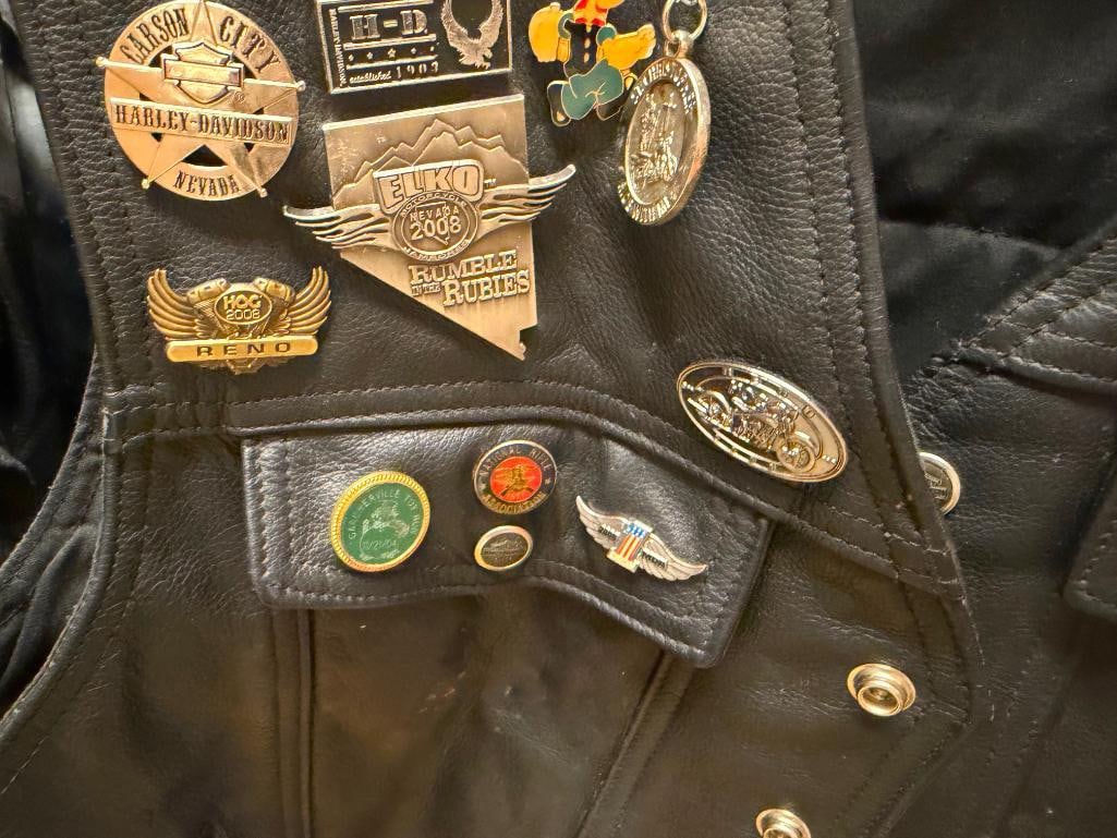 HARLEY-DAVIDSON MOTOCYCLES NEVADA THEMED LIFE MEMBER MOTORCYCLE JACKET - 8