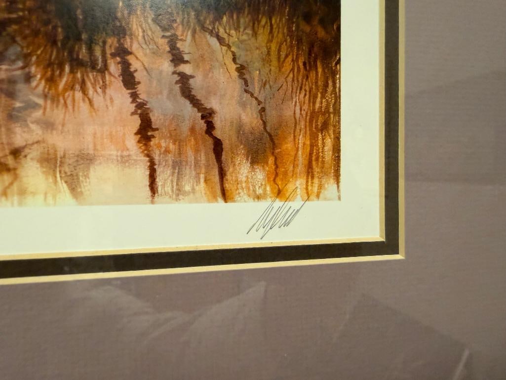 " WILLOW POND MEMORIES " SIGNED AND NUMBERED PRINT BY ROBERT BINKS - 4