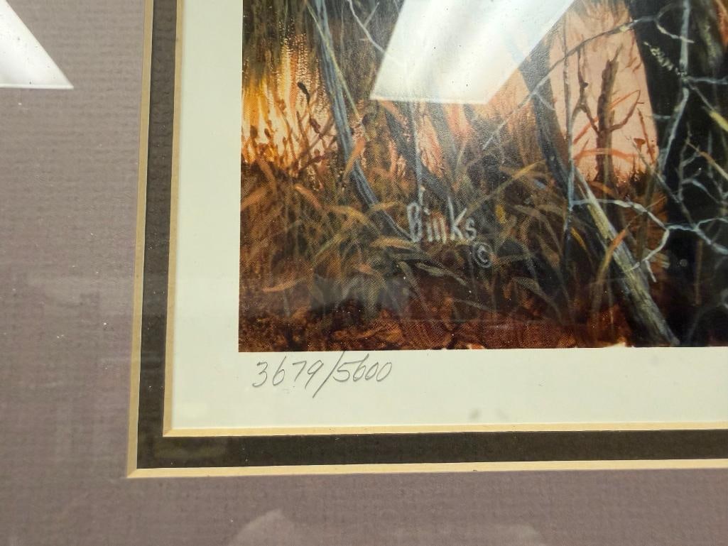 " WILLOW POND MEMORIES " SIGNED AND NUMBERED PRINT BY ROBERT BINKS - 5