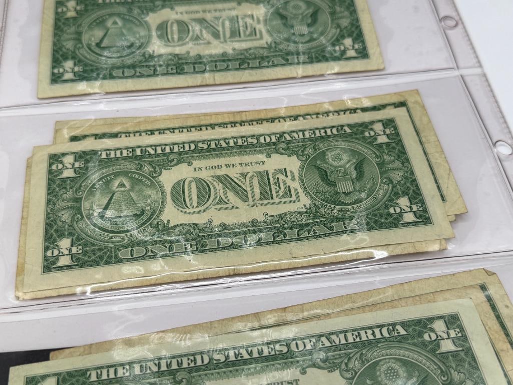 SEVEN U.S. $ SILVER CERTIFICATES INCLUDING TWO STAR NOTES - 9