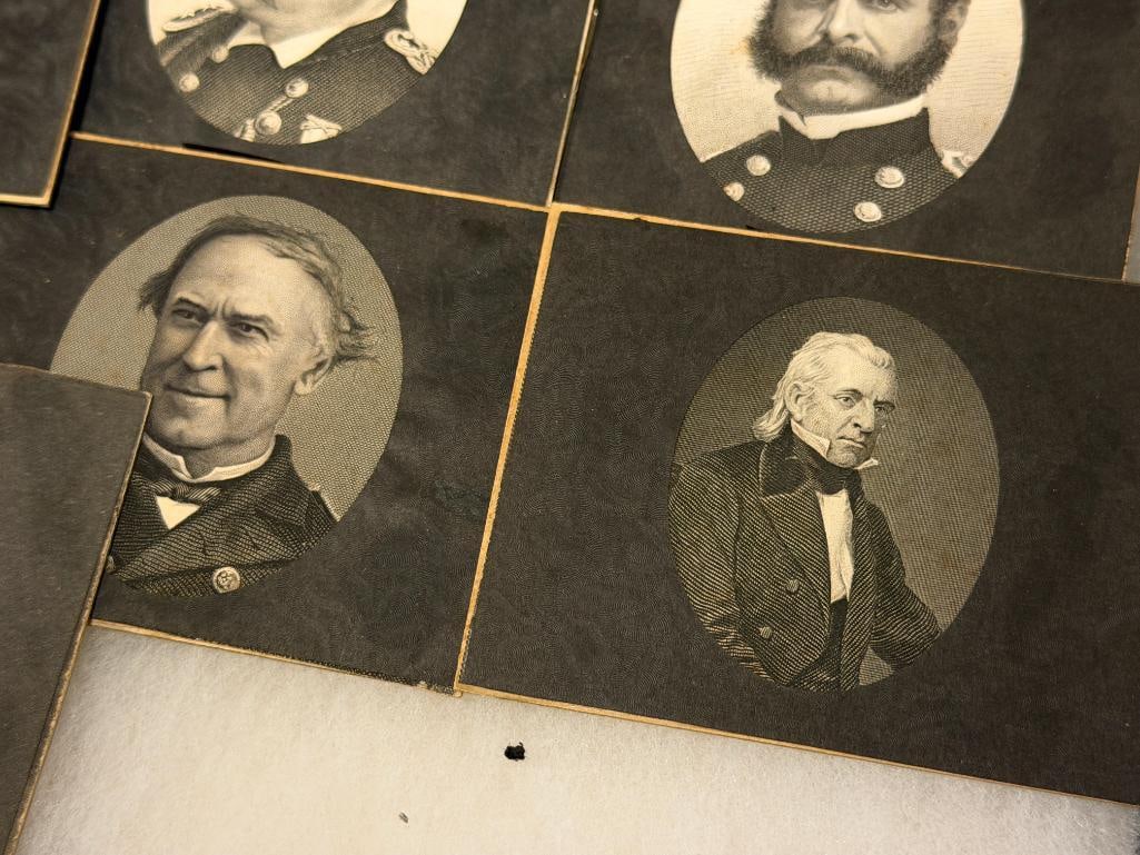 19TH - 20TH CENTURY CABINET CARDS FROM HISTORICAL FIGURES MEADE, E. LEE , MC DOWELL, CUSTER, GRANT - 11