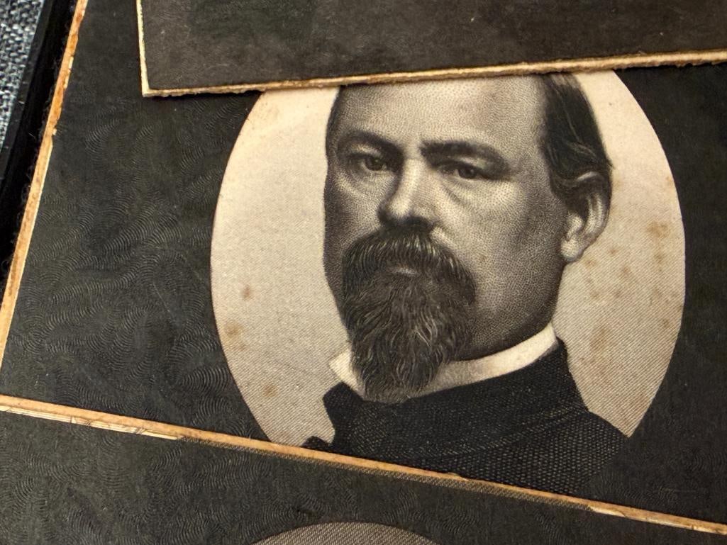 19TH - 20TH CENTURY CABINET CARDS FROM HISTORICAL FIGURES MEADE, E. LEE , MC DOWELL, CUSTER, GRANT - 12