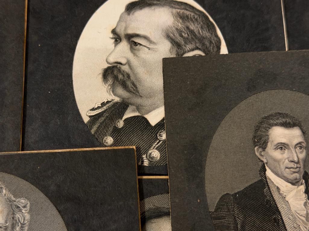 19TH - 20TH CENTURY CABINET CARDS FROM HISTORICAL FIGURES MEADE, E. LEE , MC DOWELL, CUSTER, GRANT - 4