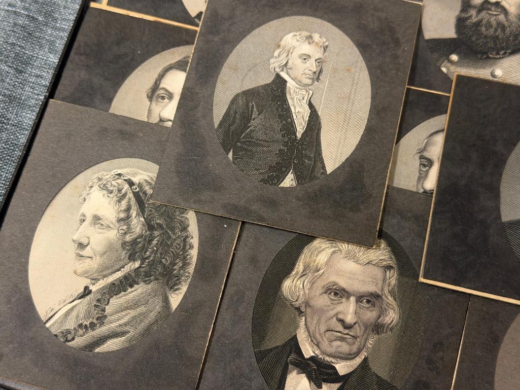 19TH - 20TH CENTURY CABINET CARDS FROM HISTORICAL FIGURES MEADE, E. LEE , MC DOWELL, CUSTER, GRANT - 6