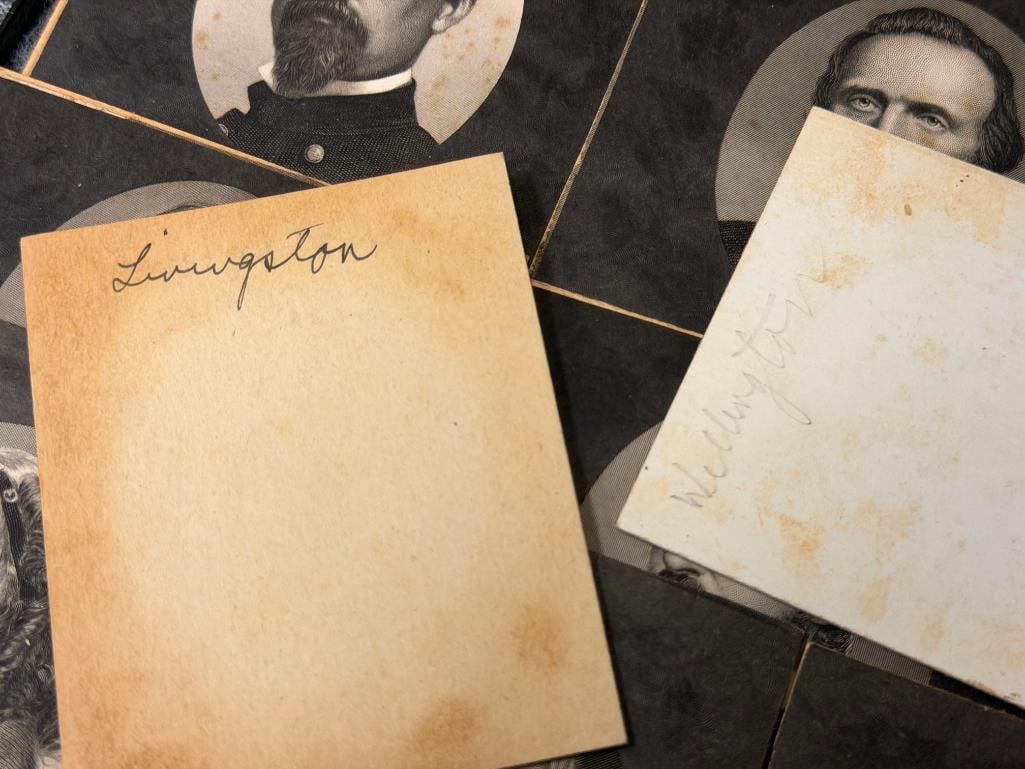 19TH - 20TH CENTURY CABINET CARDS FROM HISTORICAL FIGURES MEADE, E. LEE , MC DOWELL, CUSTER, GRANT - 9