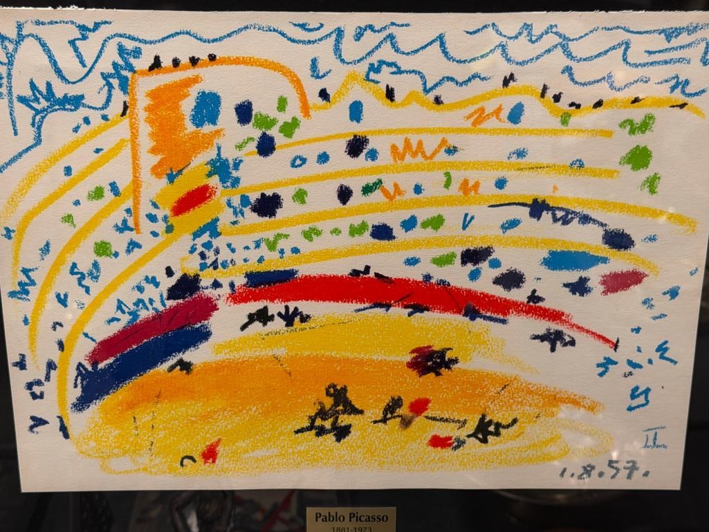 PABLO PICASSO PRINT TITLED LES ARENE FROM HIS 1961 PORTFOLIO TOROS Y TOREROS - 2