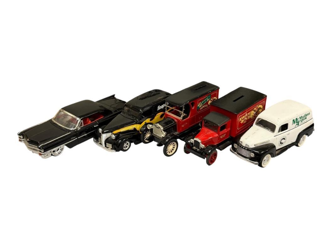 JADA TOYS, RACING CHAMPIONS, ERTL DIE-CAST MODEL CARS AND MODEL COIN BANKS (1 of 11)