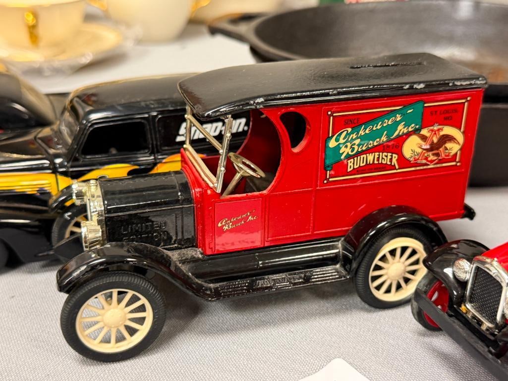 JADA TOYS, RACING CHAMPIONS, ERTL DIE-CAST MODEL CARS AND MODEL COIN BANKS - 5