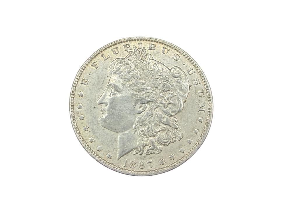 1897 U.S. MORGAN SILVER DOLLAR (1 of 6)