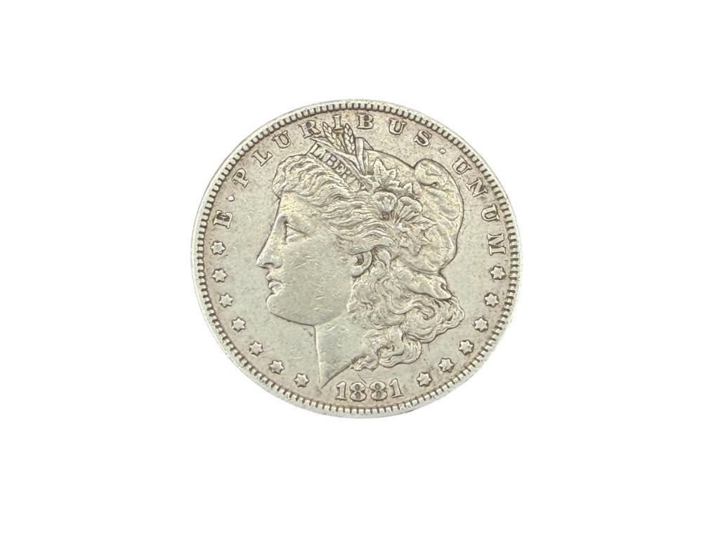 1881 U.S. MORGAN SILVER DOLLAR (1 of 6)