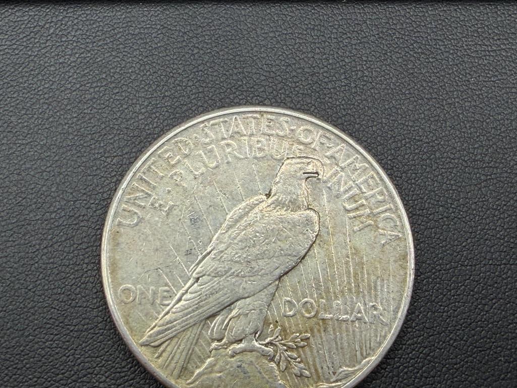 1925 U.S. PEACE SILVER DOLLAR - 5