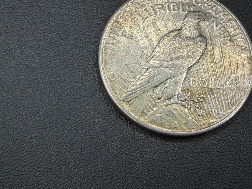 1925 U.S. PEACE SILVER DOLLAR - 6