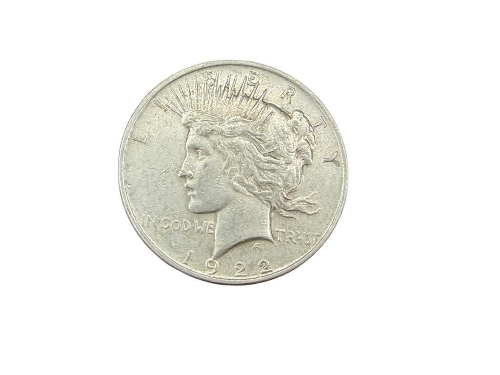 1922 U.S. PEACE SILVER DOLLAR (1 of 6)