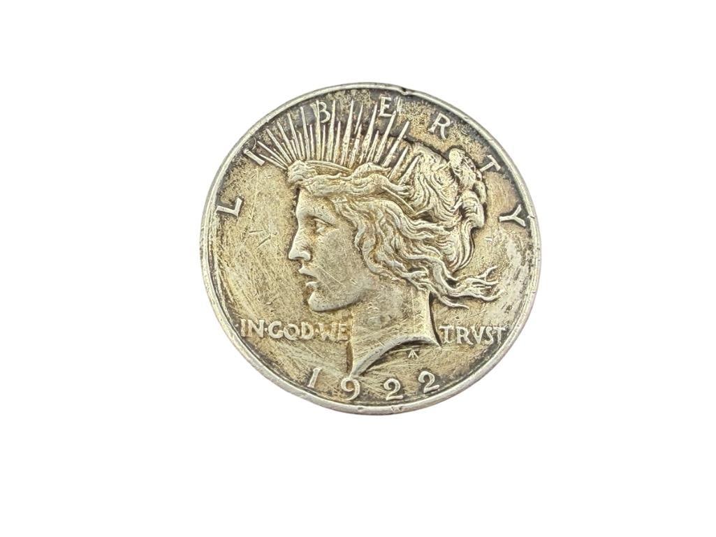 1922 U.S. PEACE SILVER DOLLAR (1 of 6)
