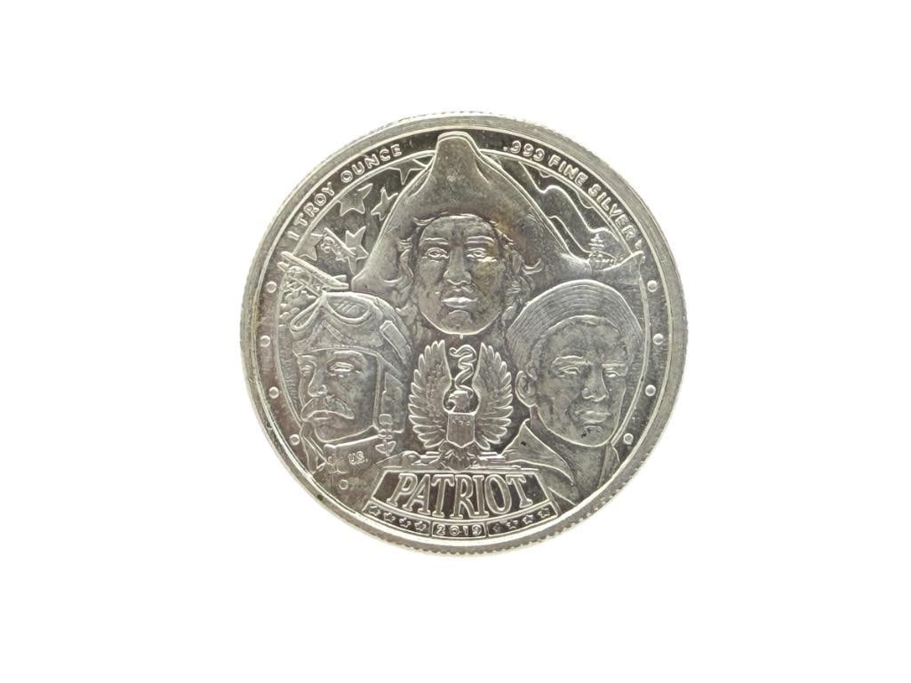 2019 WORLD WAR I COMMEMORATIVE .999 FINE SILVER COIN (1 of 6)