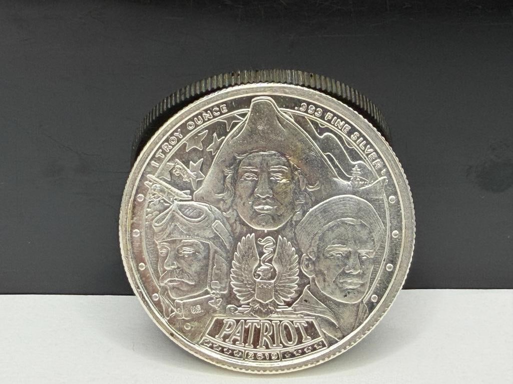 2019 WORLD WAR I COMMEMORATIVE .999 FINE SILVER COIN - 2