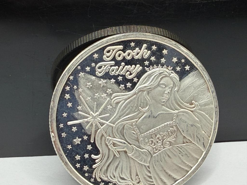 TOOTH FAIRY .999 FINE SILVER ROUND - 2