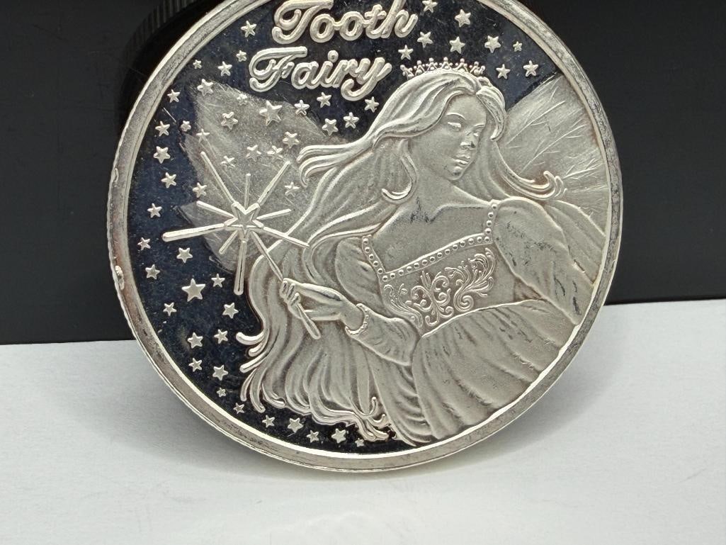 TOOTH FAIRY .999 FINE SILVER ROUND - 3