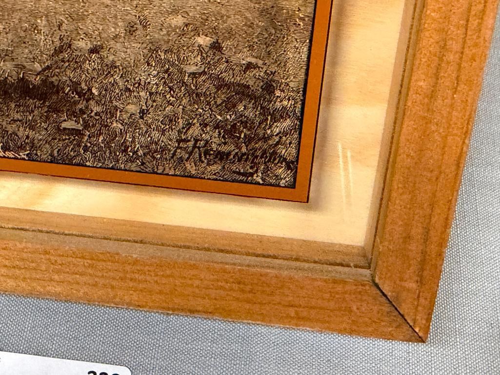 LUCID LINES PHOTOGRAPHY ON GLASS FREDERIC REMINGTON WESTERN ART ON GLASS - 5