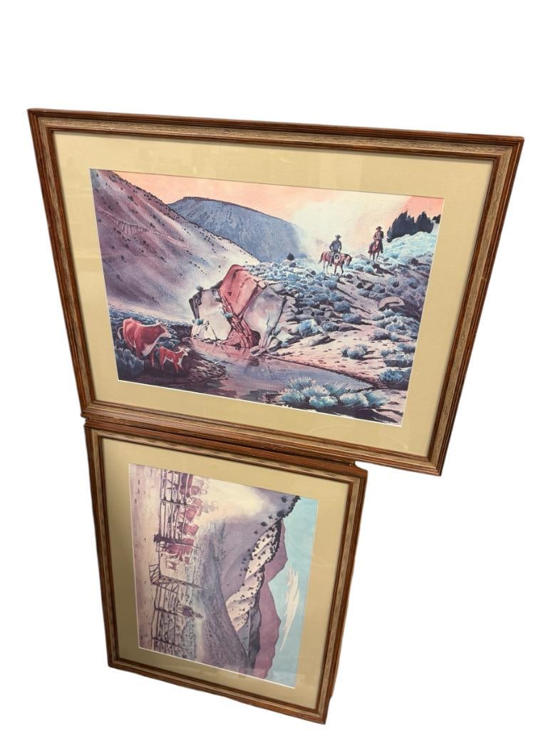 CRAIG SHEPPARD OKLAHOMA-BORN NEVADA ARTIST LIMITED EDITION PORTFOLIO PRINTS NO. 294/750 (1 of 19)