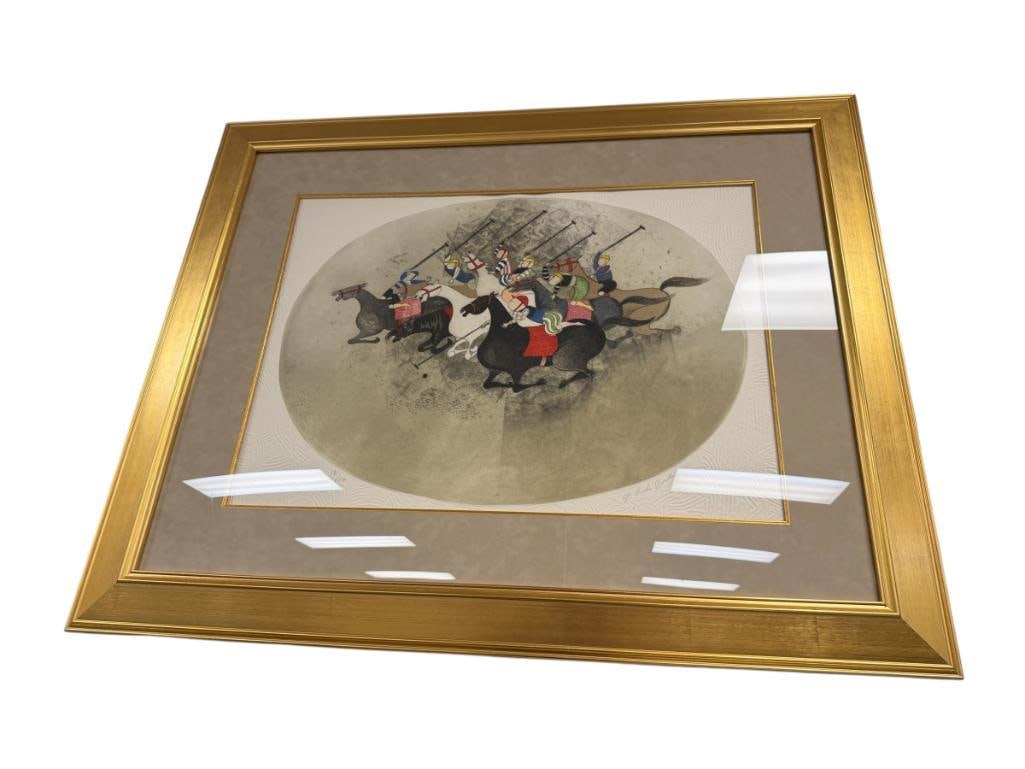 GRACIELA RODO BOULANGER BOLIVIAN ARTIST LIMITED EDITION LITHOGRAPH POLO I NO. 181/250 (1 of 8)