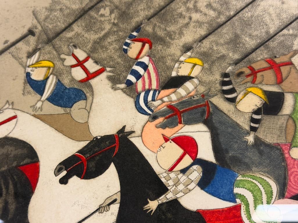 GRACIELA RODO BOULANGER BOLIVIAN ARTIST LIMITED EDITION LITHOGRAPH POLO I NO. 181/250 - 4