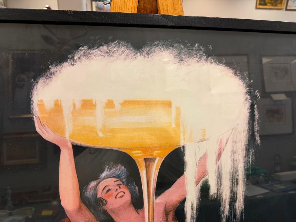 REPRODUCTION VINTAGE ITALIAN ADVERTISING POSTER BY LEONETTO CAPPIELLO FOR CONTRATTO SPARKLING WINE - 7
