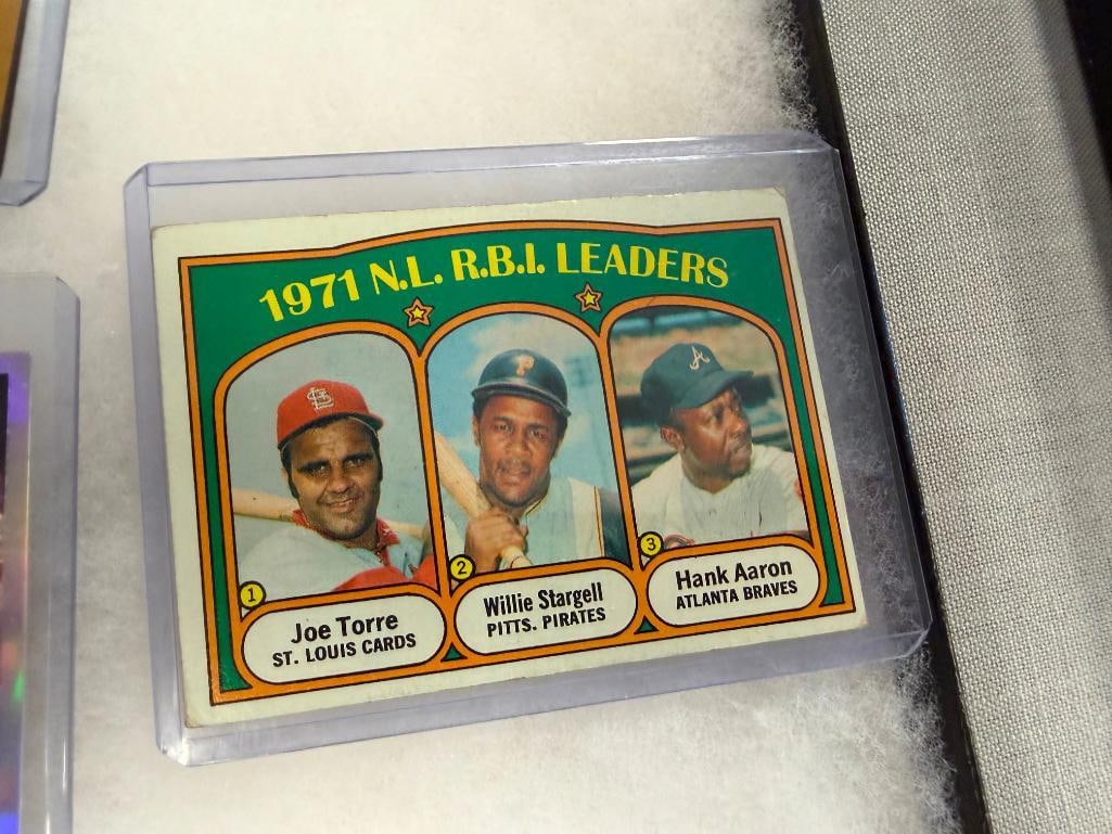 BASEBALL HALL OF FAME PLAYER CARDS WILLIE MAYS, HANK AARON, MICKEY MANTLE, NOLAN RYAN, BOB GIBSON - 10