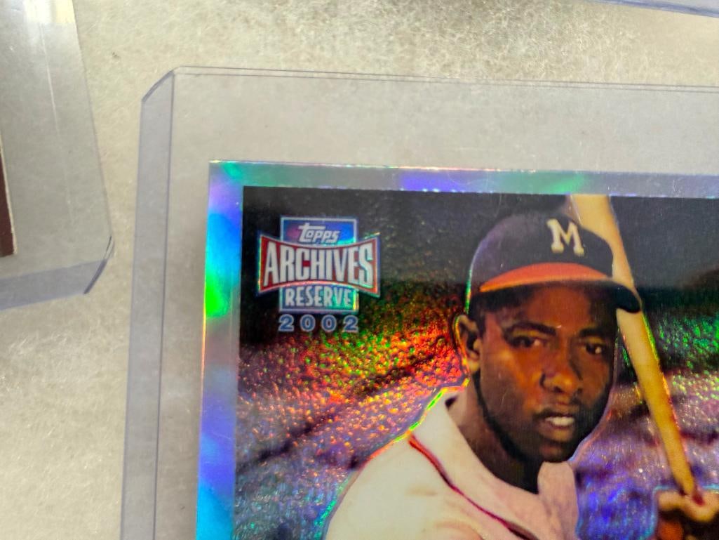 BASEBALL HALL OF FAME PLAYER CARDS WILLIE MAYS, HANK AARON, MICKEY MANTLE, NOLAN RYAN, BOB GIBSON - 13