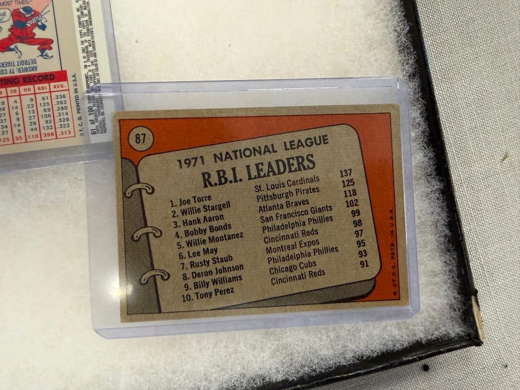 BASEBALL HALL OF FAME PLAYER CARDS WILLIE MAYS, HANK AARON, MICKEY MANTLE, NOLAN RYAN, BOB GIBSON - 15