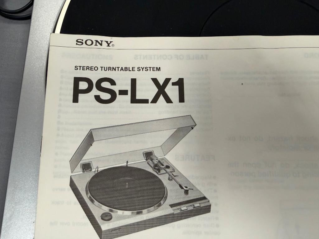 SONY PS-LX1 DIRECT DRIVE TURNTABLE - 11