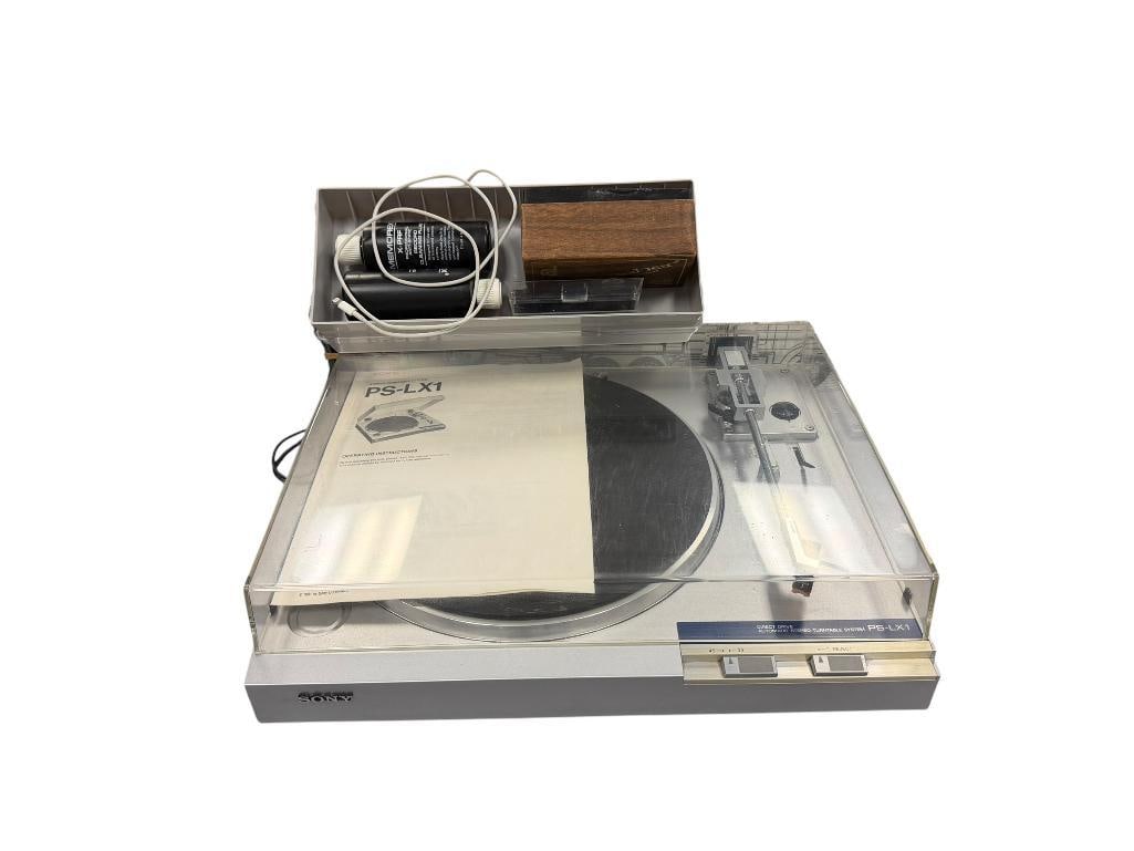 SONY PS-LX1 DIRECT DRIVE TURNTABLE (1 of 6)