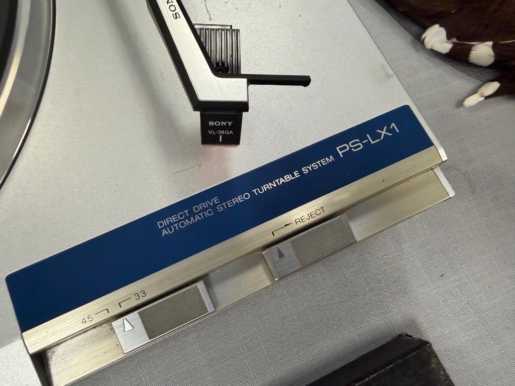 SONY PS-LX1 DIRECT DRIVE TURNTABLE - 6