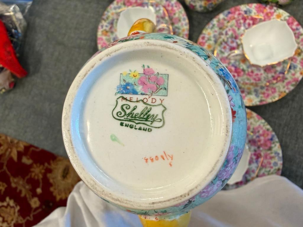 ASSORTED CHINA PITCHER, CREAMERS, SUGAR BOWLS, TEA CUPS AND SAUCERS VARIOUS MAKERS - 20