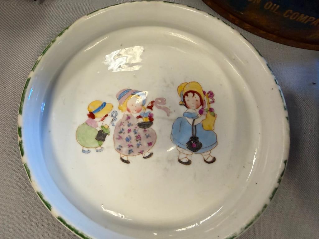VINTAGE BABY BOWLS AND WARMING BOWLS NIPPON, THE POTTERS CO-OPERATIVE BARTSCH MFG. CO - 10