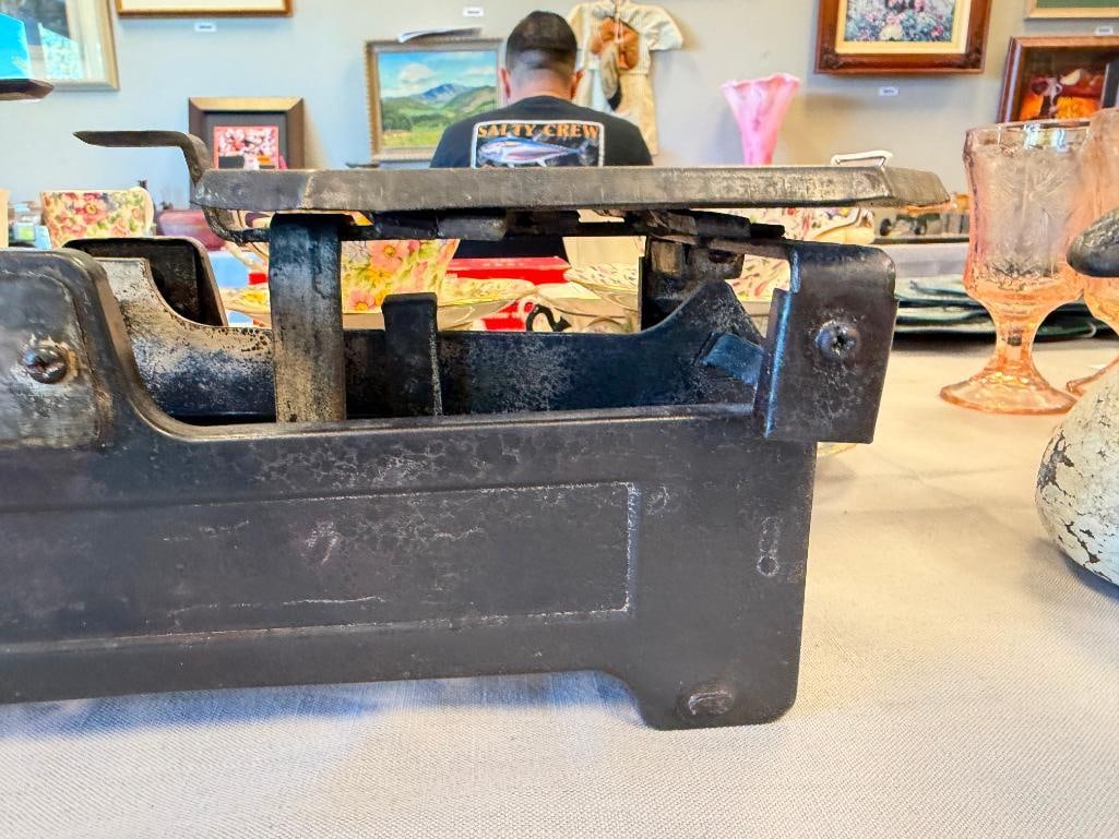 ANTIQUE STEEL BALANCE SCALE - 7