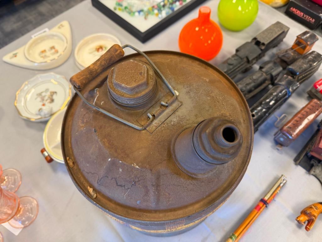 1940'S - 1950'S SUNOCO 5-GALLON MERCURY MADE MOTOR OIL CAN - 4