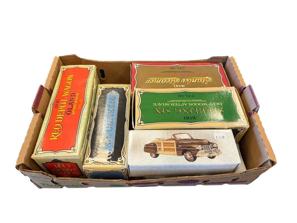 AVON AFTERSHAVE AUTOMOBILE BOTTLES (1 of 8)