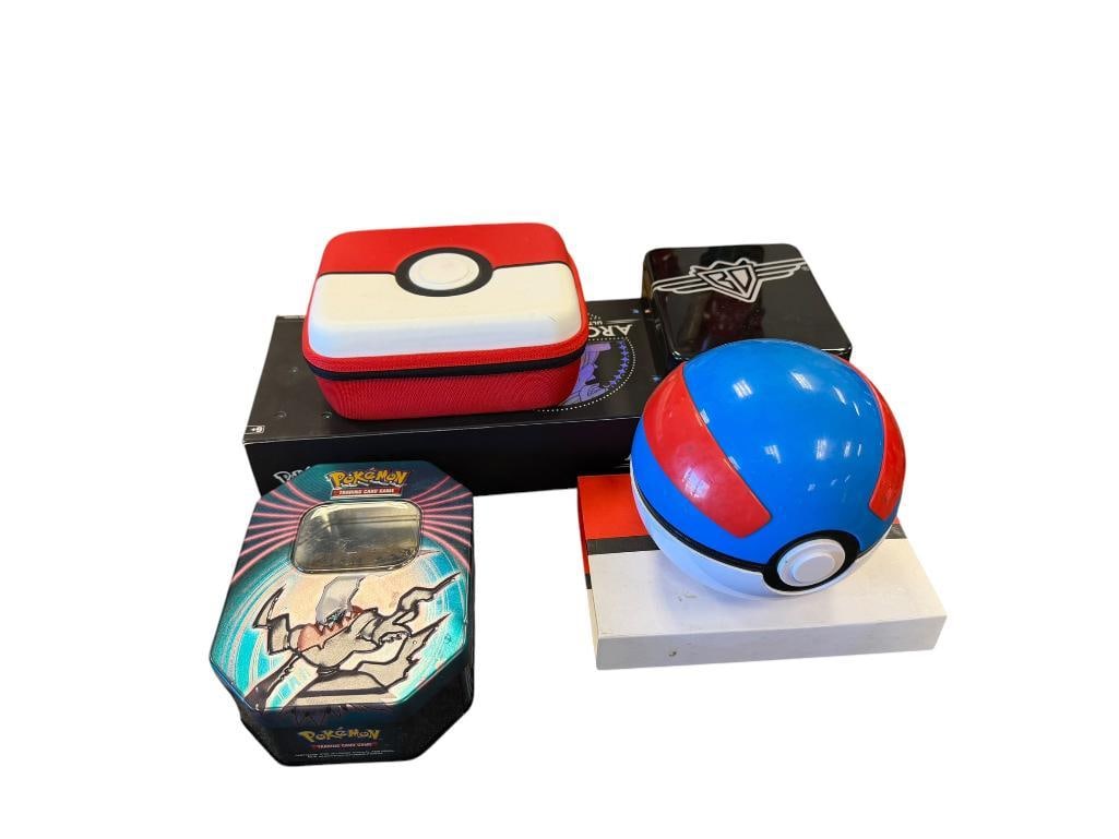 POKEMON GAME TRADING CARDS INCLUDES ARCEUS VSTAR DECK SET, FOLIO CARDS, INDIGO GYM BADGES (1 of 20)