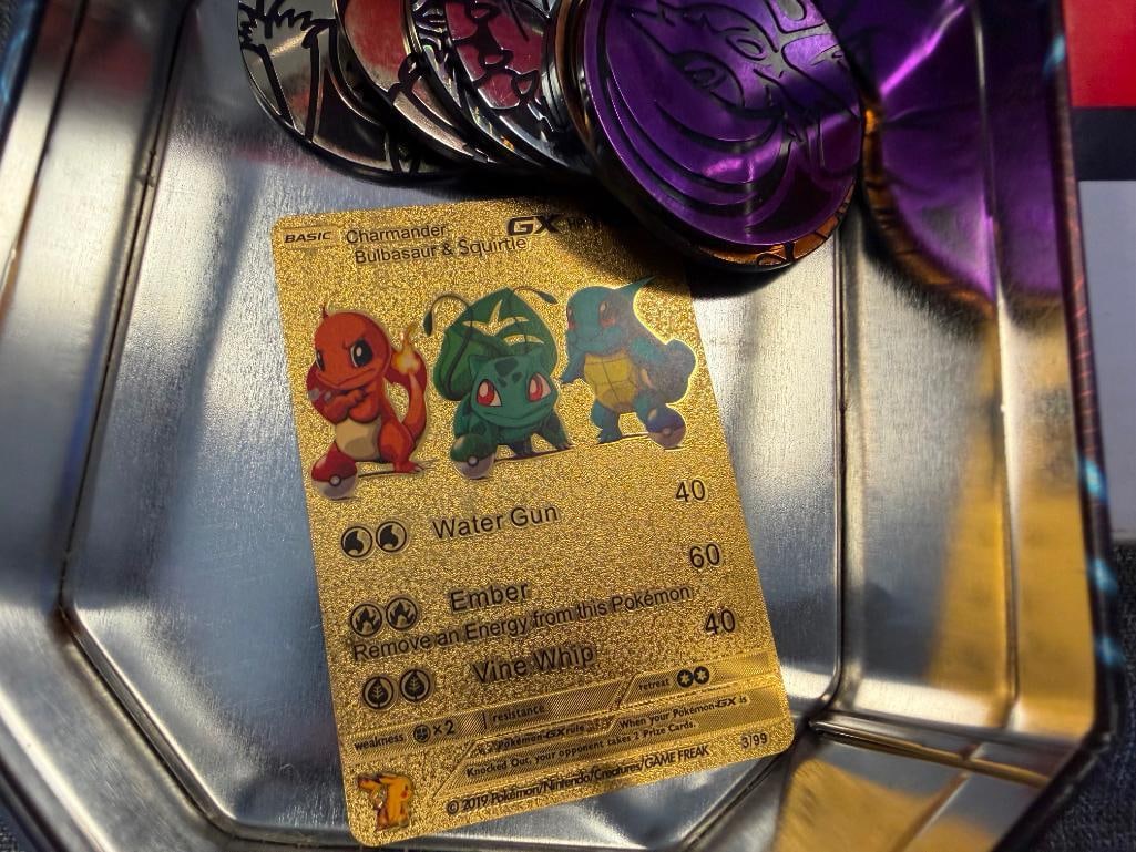 POKEMON GAME TRADING CARDS INCLUDES ARCEUS VSTAR DECK SET, FOLIO CARDS, INDIGO GYM BADGES - 6