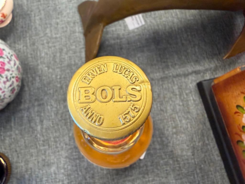 VINTAGE LUCA BOLS BALLERINA GOLD FLAKE LIQUER MADE IN HOLLAND MUSICAL BASE FACTORY SEALED - 5
