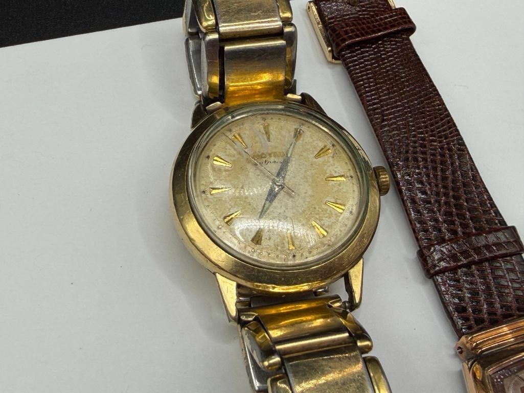THREE VINTAGE MEN'S WRISTWATCHES INCLUDING GRUEN PRECISION, MOVADO AUTOMATIC, AND BENRUS - 3