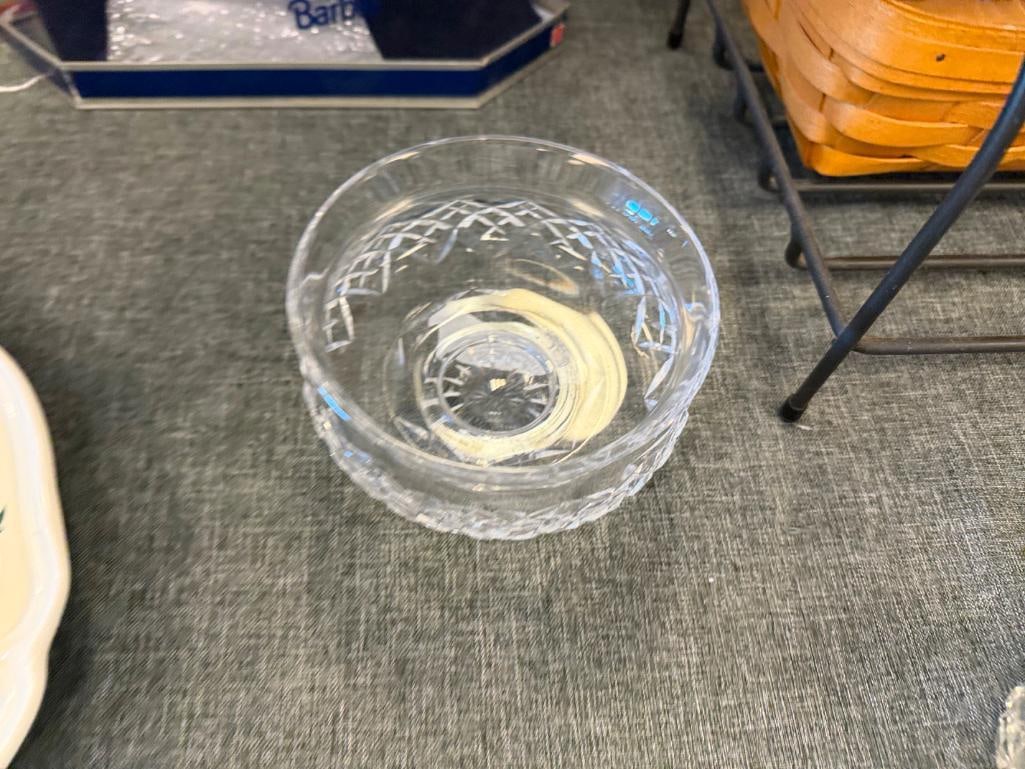 WATERFORD CRYSTAL COMERAGH FOOTED CANDY / NUT BOWL - 2