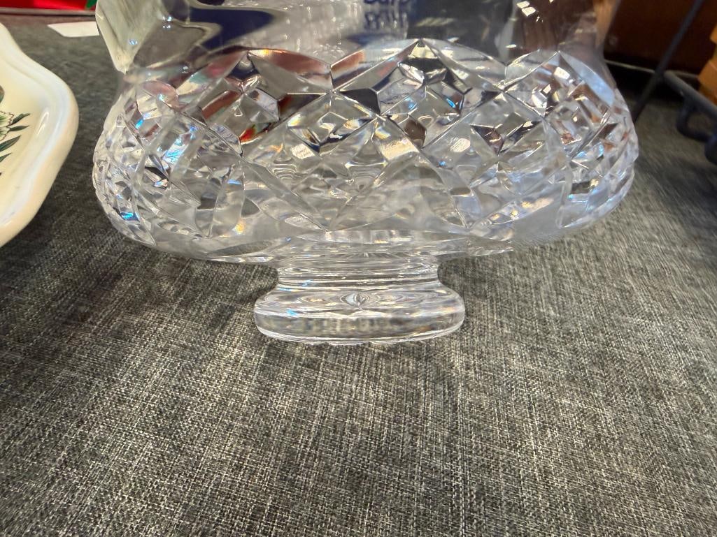 WATERFORD CRYSTAL COMERAGH FOOTED CANDY / NUT BOWL - 5