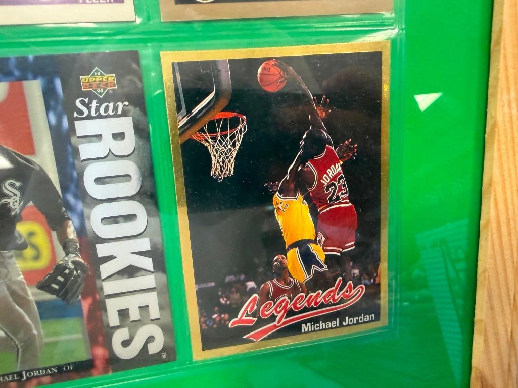 NBA PLAYERS CARDS MICHAEL JORDAN, KOBE BRYANT, AND EARVIN JOHNSON - 10