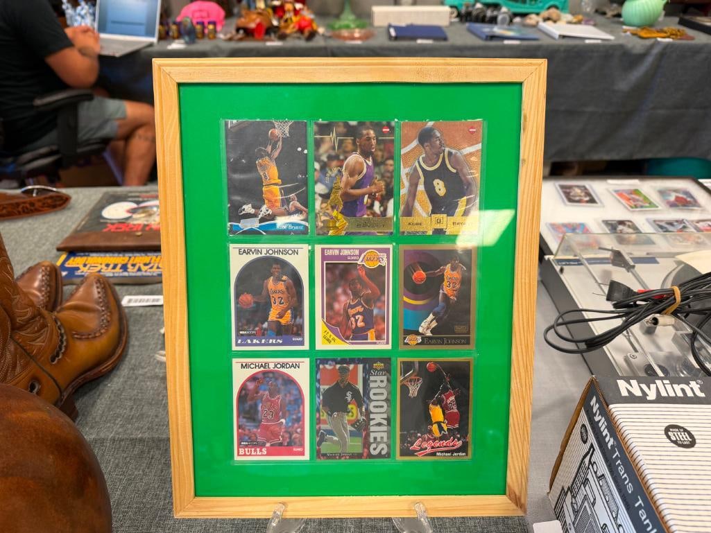 NBA PLAYERS CARDS MICHAEL JORDAN, KOBE BRYANT, AND EARVIN JOHNSON - 2