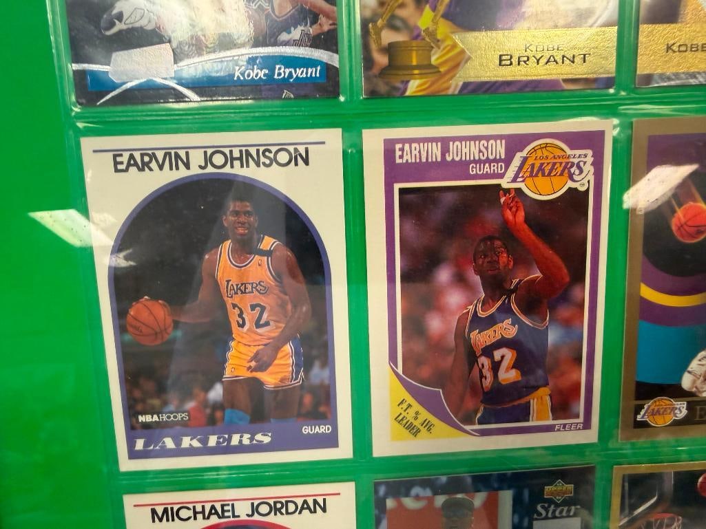 NBA PLAYERS CARDS MICHAEL JORDAN, KOBE BRYANT, AND EARVIN JOHNSON - 6