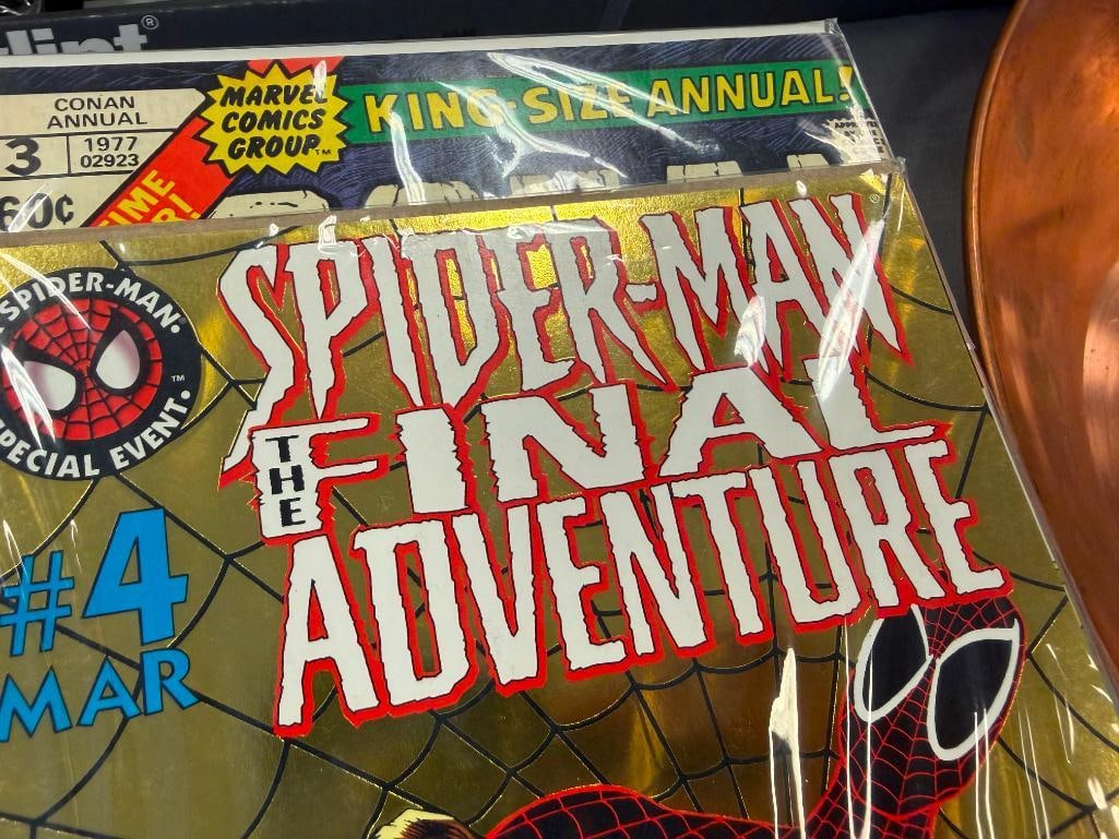 32 ASSORTED MARVEL COMIC BOOKS SPIDER-MAN, AVENGERS, WARLORD, DAZZLER, ELEKTRA, DRACULA - 5