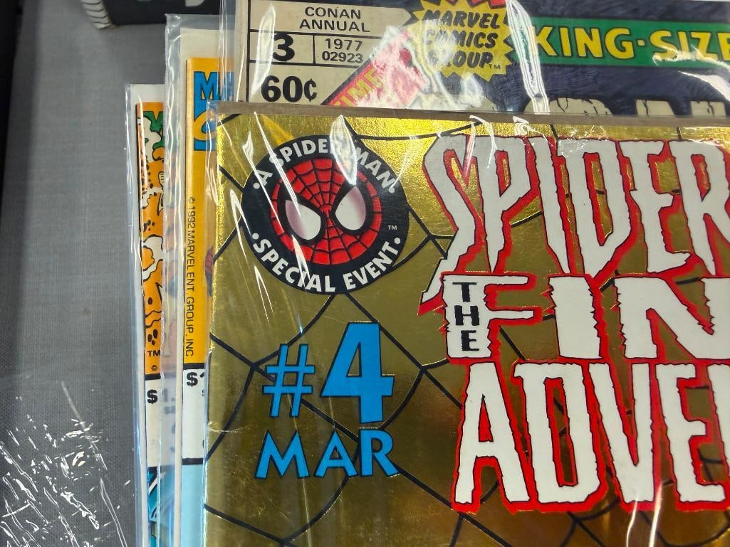 32 ASSORTED MARVEL COMIC BOOKS SPIDER-MAN, AVENGERS, WARLORD, DAZZLER, ELEKTRA, DRACULA - 6